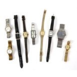 Ladies Quartz wristwatches by ,Seiko (2), Sekonda(2), Avia, Limit Jane Shilton, (2) and a