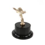 A 'The Spirit of Ecstasy', reproduction car mascot after Charles Sykes. Metal alloy,