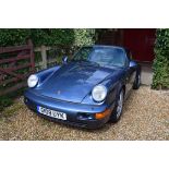 1989 Porsche 911 / 964 Carrera 2 Coupe, Baltic Blue, Fully Restored Car