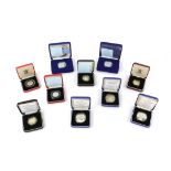 A large collection of British and Channel Island Royal Mint silver proof and silver piedfort proof