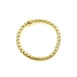Fope 18 ct yellow gold bracelet, designed with expanding links and ring detail marked Fope 'Flex',