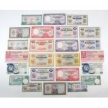 Collection of Specimen or trial printing bank notes(22), comprising Ulster Bank 1970(3),