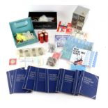 A coin collection including eleven complete filled Whitman folders of British circulated coinage,