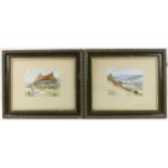 X Willis, 20th century, four watercolour scenes, comprising 'Twixt Tenterden and Rolvenden,