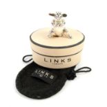 Novelty silver pepper pot cruet in the form of a pig by Links of London, boxed