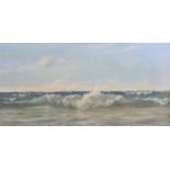 H. H. Stanton (British, twentieth century), seascape. Oil on canvas. Signed lower left. Framed.