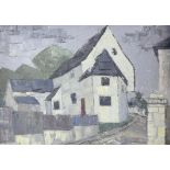 AMENDED DESCRIPTION Clifford Charman, (British 1910-1992), 'The House on the corner, Kent',