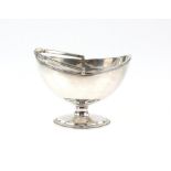 18th Century silver swing handle basket/bowl by William Vincent, London 1786