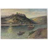 H. Lehmann (European, twentieth century), pair of European landscapes. Oil on board.