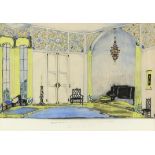 Sir John Gielgud, British 1904-2000, 'Set design for "A Room with four Walls" at the Apollo