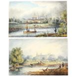 REVISED ESTIMATE Richard Bankes Harraden, Cambridge (British, 1778-1862), two views of Peterborough