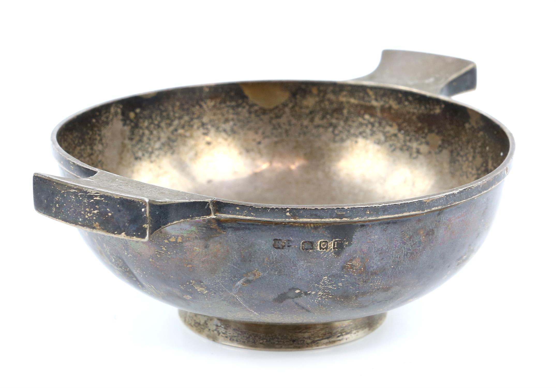 Silver Quaich by Robert Pringle & Sons, London 1932, with inscription, three small presentation - Image 2 of 19