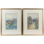 Laurence Youngs (British, twentieth century), set of early 1900s watercolours depicting different