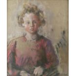 Arthur Henry Knight Hammond (1875-1970), Portrait of a young woman, original pastel,