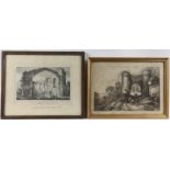 Nineteenth-century engravings and lithographs, mostly views in East Sussex, particularly Winchelsea,