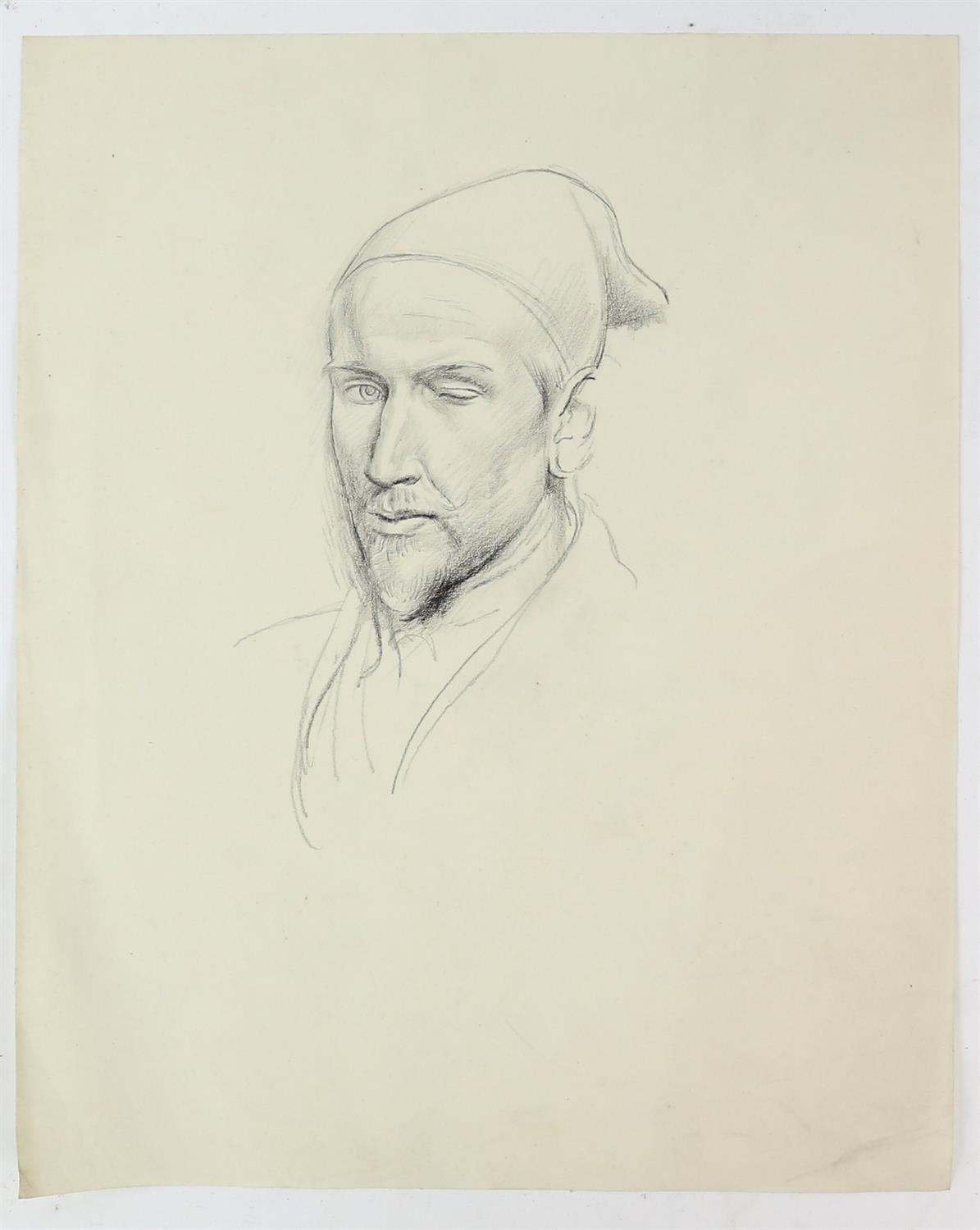 § Lionel Ellis (1903-1988) A large folder containing drawings, sketches and watercolours with - Image 5 of 6