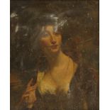 English School c. 1800, portrait of a lady. Oil on canvas. Image size 59.5 x 48cm.