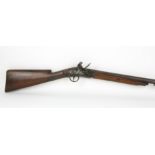 Amended description George III Musket George rifle, with stud furniture, brass trigger guard,