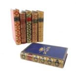 Six finely-bound antiquarian books, comprising: 'Addison's Essays from The Spectator' (London: