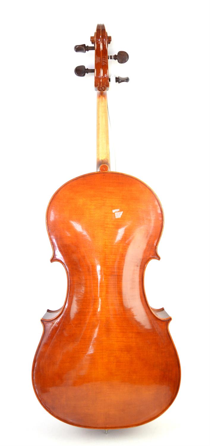 Nigel S Melfi cello, with two-piece maple back and maple sides, labelled 'Nigel S Melfi, - Image 2 of 5