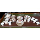 Royal Crown Derby Olde Avesbury pattern part service, to include 2 large plates, 8 plates,