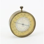 First World War French Aircraft Altimeter by Naudet & Cie, Paris, 10cm dia Provenance: by family