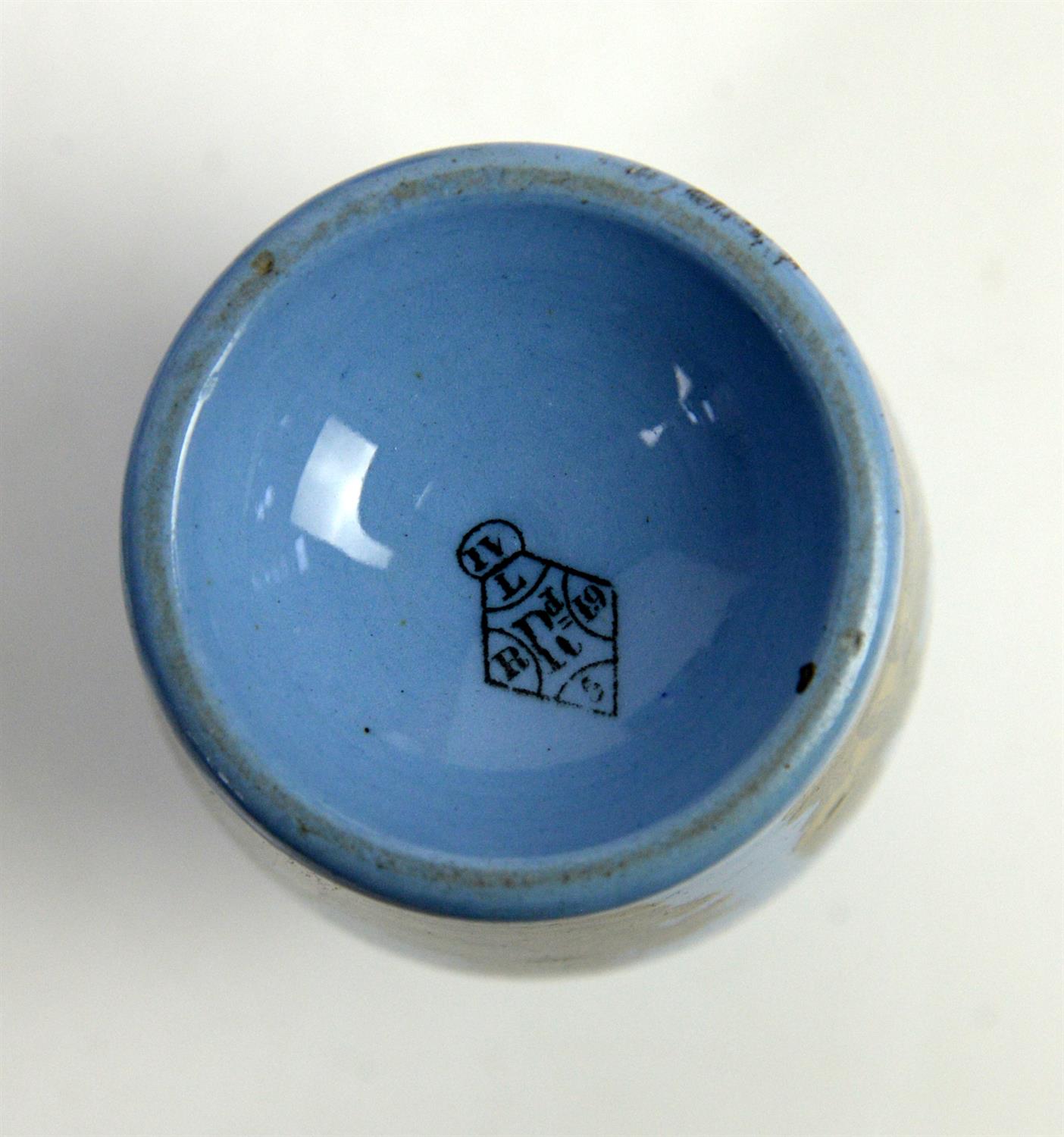 Collection of 19th Century Pratt-ware ceramic potted meat pots, jars (two with cover), - Image 6 of 6