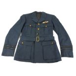 180593 Flight Lieutenant Vernon Jerome, Service dress jacket with pilots wings, A.C.O.S name tags,