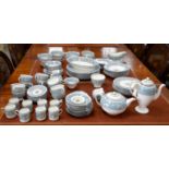 One hundred piece Wedgewood Florentine dinner service bought in 1954. The dinner service contains;
