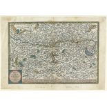 Matthias Quad (1557-1613), Map of Austria printed by Johan Bussemacher 1593, hand-coloured