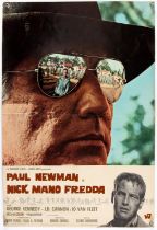 Cool Hand Luke (1967) Italian Photobusta film poster, starring Paul Newman, single fold,