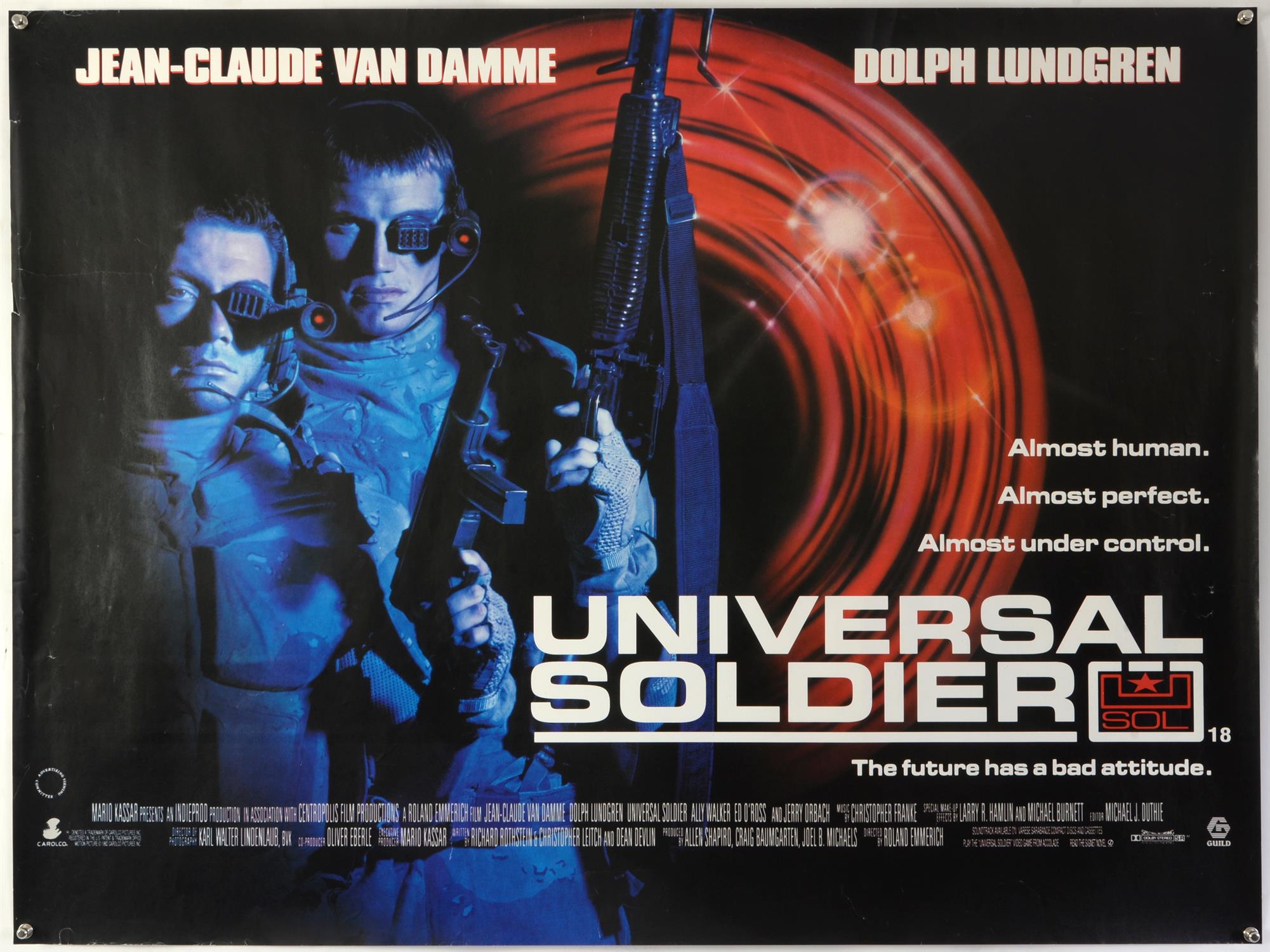 24 British Quad film posters (1990’s-2000’s), including Apollo 13, Universal Soldier, - Image 2 of 3