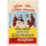 White Christmas (1954) British Double Crown film poster, folded, 20 x 30 inches.