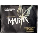 Martin (1978) British Quad film poster, horror directed by George A Romero, Miracle Films, rolled,