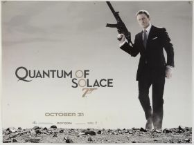 James Bond Quantum Of Solace (2008) Three British Quad film posters for the Daniel Craig James Bond