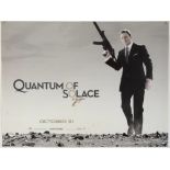 James Bond Quantum Of Solace (2008) Three British Quad film posters for the Daniel Craig James Bond