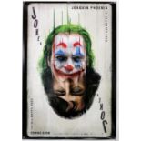 Joker (2019) Thai One Sheet film poster, double sided rare playing card style, rolled,