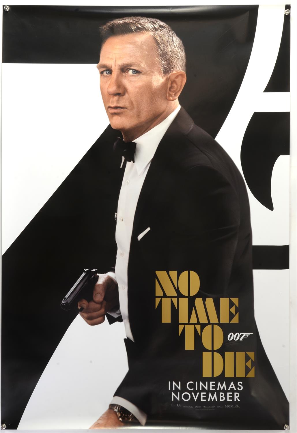 James Bond No Time To Die - US One sheet film poster, rolled, 27 x 41 inches. - Image 2 of 2