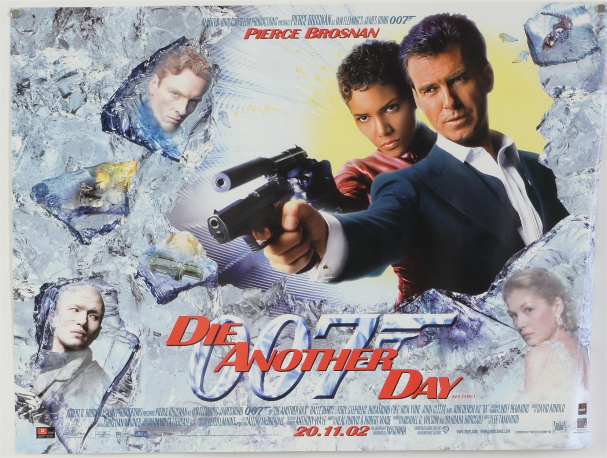 James Bond - Diamonds Are Forever Italian photobusta and Die Another Day mini quad poster, folded. - Image 2 of 2