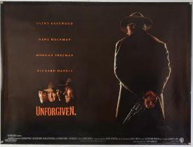 Unforgiven (1992) Two film posters, British Quad & US One Sheet Teaser poster, the Teaser being the