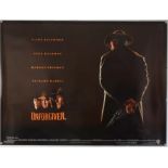 Unforgiven (1992) Two film posters, British Quad & US One Sheet Teaser poster, the Teaser being the