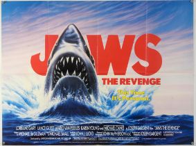 Jaws: The Revenge (1987) British Quad film poster, folded, 30 x 40 inches.