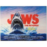 Jaws: The Revenge (1987) British Quad film poster, folded, 30 x 40 inches.