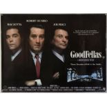 Goodfellas (1990) British Quad film poster, for the Martin Scorsese gangster classic starring