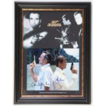 James Bond The Man With the Golden Gun - Colour photo signed by Roger Moore and Christopher Lee,