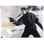 James Bond On Her Majesty's Secret Service (2020) Commercial British Quad film poster, rolled,