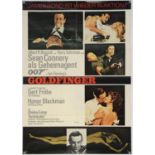 James Bond Goldfinger (1964) German A1 film poster, folded, 23.5 x 33 inches.
