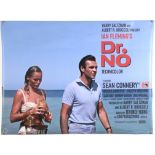 James Bond Dr. No (2020) Commercial British Quad film poster, rolled, 30 x 40 inches.