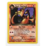 Pokemon TCG. Dark Charizard Non holo card. 1st edition Team Rocket
