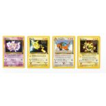 Pokemon TCG. Mewtwo, Dragonite, Pikachu & Electubuzz card bundle. Black Star Promos 2, 3, 4 & 5 (4)